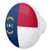 vlag van de staat North Carolina Keramische Knop (Rechts)