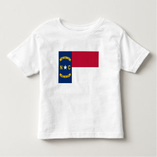 vlag van de staat North Carolina Kinder Shirts