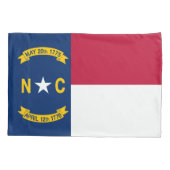 vlag van de staat North Carolina Kussensloop (Achterkant)