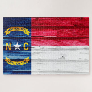 vlag van de staat North Carolina Legpuzzel