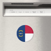 vlag van de staat North Carolina Magneet (Insitu (Vaatwasser))