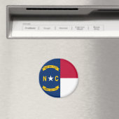 vlag van de staat North Carolina Magneet (Insitu (Vaatwasser))