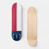vlag van de staat North Carolina Skateboard (Voorkant)
