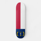 vlag van de staat North Carolina Skateboard (Voorkant)