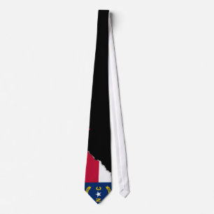 vlag van de staat North Carolina Stropdas