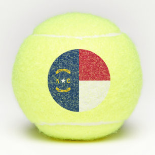 vlag van de staat North Carolina Tennisballen