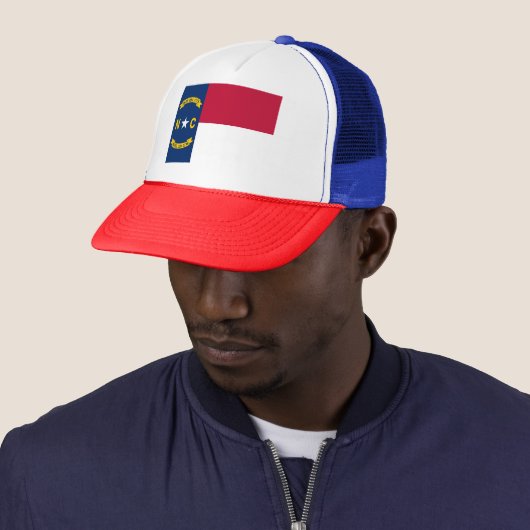 vlag van de staat North Carolina Trucker Pet (In situ)