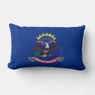 Vlag van de staat North Dakota (North Dakotan) (VS Kussen
