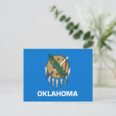 vlag van de staat Oklahoma Briefkaart (Staand voorkant)