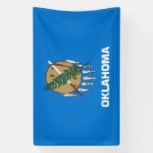 vlag van de staat Oklahoma Spandoek (Verticaal)