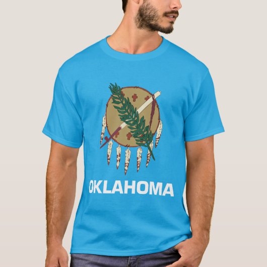 vlag van de staat Oklahoma T-shirt (Voorkant)
