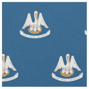 vlag van de staat Patriotic Louisiana Stof