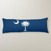 vlag van de staat South Carolina Lichaamskussen (Achterkant)