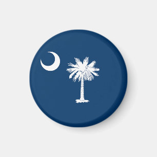vlag van de staat South Carolina Magneet