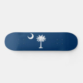 vlag van de staat South Carolina Skateboard (Horizontaal)