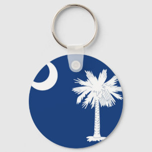 vlag van de staat South Carolina Sleutelhanger