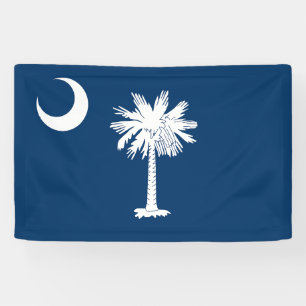 vlag van de staat South Carolina Spandoek