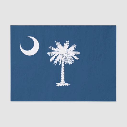 vlag van de staat South Carolina Tissuepapier (Voorkant)