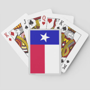 Vlag van de staat Texas Pokerkaarten
