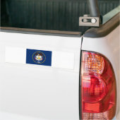 Vlag van de staat Utah Bumpersticker (Op Truck)