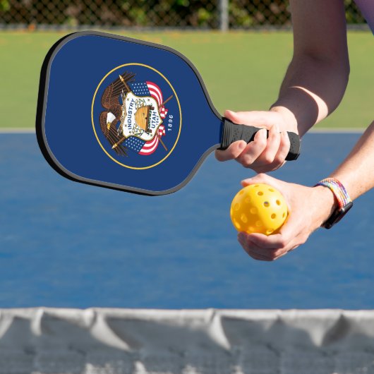 Vlag van de staat Utah Pickleball Paddle (Insitu)