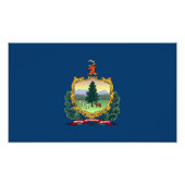 Vlag van de staat Vermont Foto Afdruk (Voorkant)