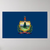 Vlag van de staat Vermont Poster (Voorkant)
