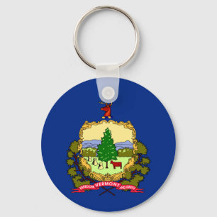 Vlag van de staat Vermont Sleutelhanger