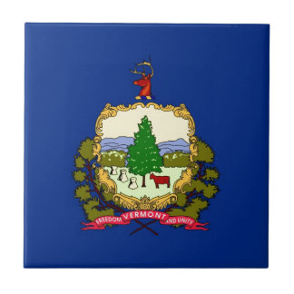 Vlag van de staat Vermont Tegeltje