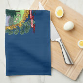 Vlag van de staat Vermont Theedoek (Quarter Fold)