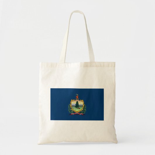 Vlag van de staat Vermont Tote Bag (Voorkant)