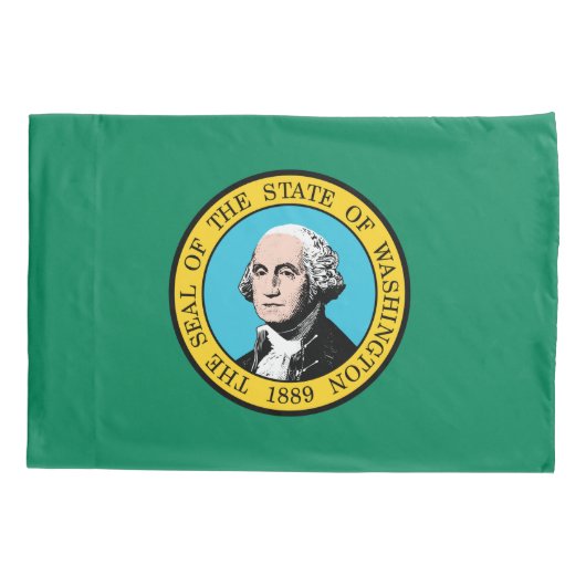 Vlag van de staat Washington Kussensloop (Achterkant)
