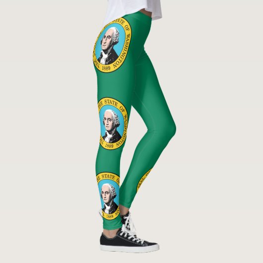 vlag van de staat Washington Leggings (Rechts)