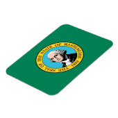 vlag van de staat Washington Magneet (Linkerzijde)