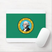 vlag van de staat Washington Muismat (Met muis)