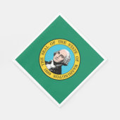 vlag van de staat Washington Servet (Hoek)