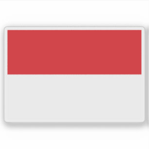 Vlag van de staat Wenen (Wenen), Oostenrijk Sticker