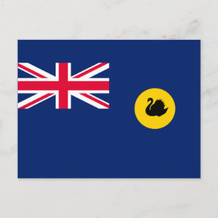 Vlag van de staat Western Australië Briefkaart