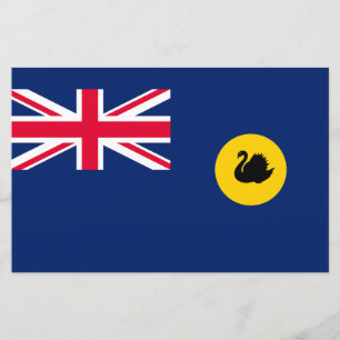 Vlag van de staat Western Australië Briefpapier