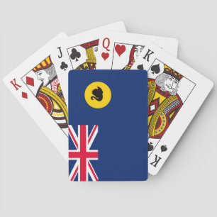 Vlag van de staat Western Australië Pokerkaarten