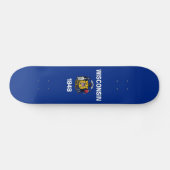 Vlag van de staat Wisconsin Skateboard (Horizontaal)