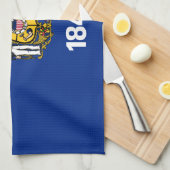 Vlag van de staat Wisconsin Theedoek (Quarter Fold)