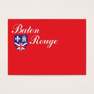 vlag van de stad Baton Rouge Visitekaartjes
