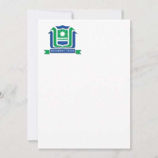 Vlag van de stad Beaumont (Voorkant)