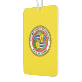 Vlag van de stad Honolulu, Hawaii Golf Pet Clip Luchtverfrisser (Links)
