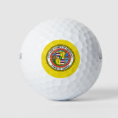 Vlag van de stad Honolulu, Hawaii Golfballen (Voorkant)