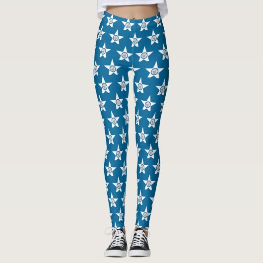 Vlag van de stad Houston, Leggings Texas (Voorkant)
