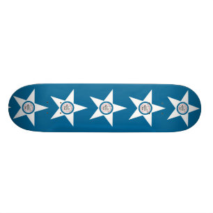 Vlag van de stad Houston, Texas Skateboard