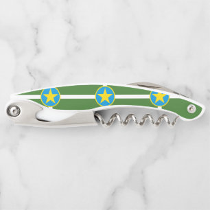 Vlag van de stad Jackson, Mississippi Waiter's Cor Kurkentrekker