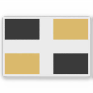 Vlag van de stad Lévis, Quebec, Canada Sticker